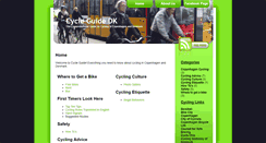 Desktop Screenshot of cycleguide.dk